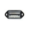 LED Autolamps E72-30BLM 12/24V LED License Plate Lights Steel Housing Black Bezel 30 Series, LED License Plate Lamps 30 Series
