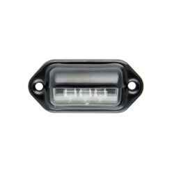 LED Autolamps E72-30BLM 12/24V LED License Plate Lights Steel Housing Black Bezel 30 Series, LED License Plate Lamps 30 Series
