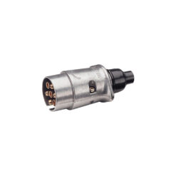 7 Pin Large Round Metal Trailer Plug
