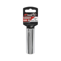 Pk Tools PTA01M18 1/2" Dr 6pt Deep Socket Cr-V 18mm