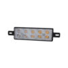 WhiteVision FM880A Bull Bar Lamps LED Directional Indicator with Amber Lens, Bull Bar Lamp LED