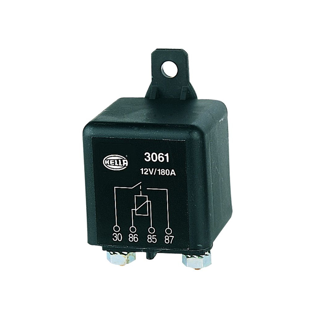 Hella 3061 12V High Capacity Normally Open Relay 180A 4 Pin 100A Continous