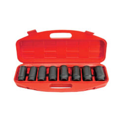 PK Tools PT10396 1/2" Dr Metric 12pt Axle Nut Socket Set 8pc