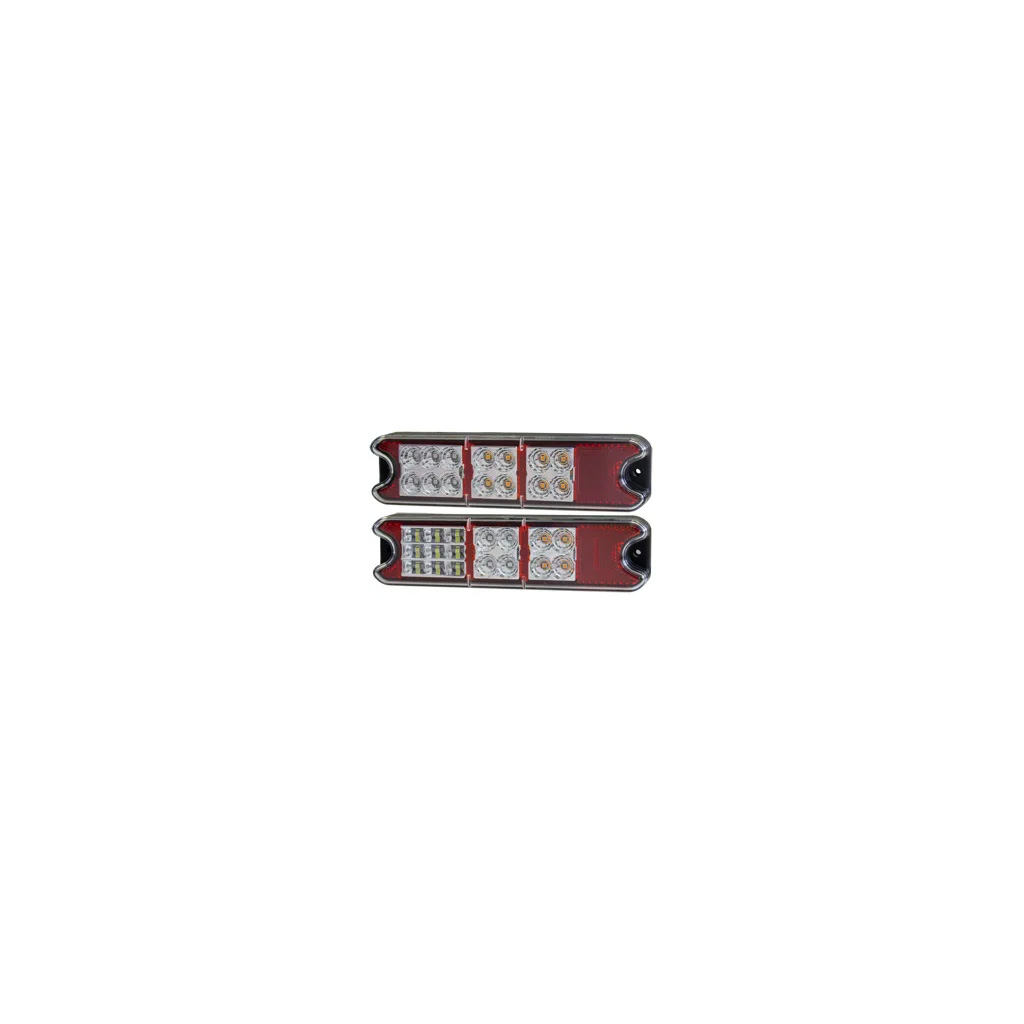 Whitevision CRL190LEDTWB Slimline Combination Lamp Stop/Tail/Indicator/Reflector 10-30V Twin-Blister, Slimline Combo Lamp
