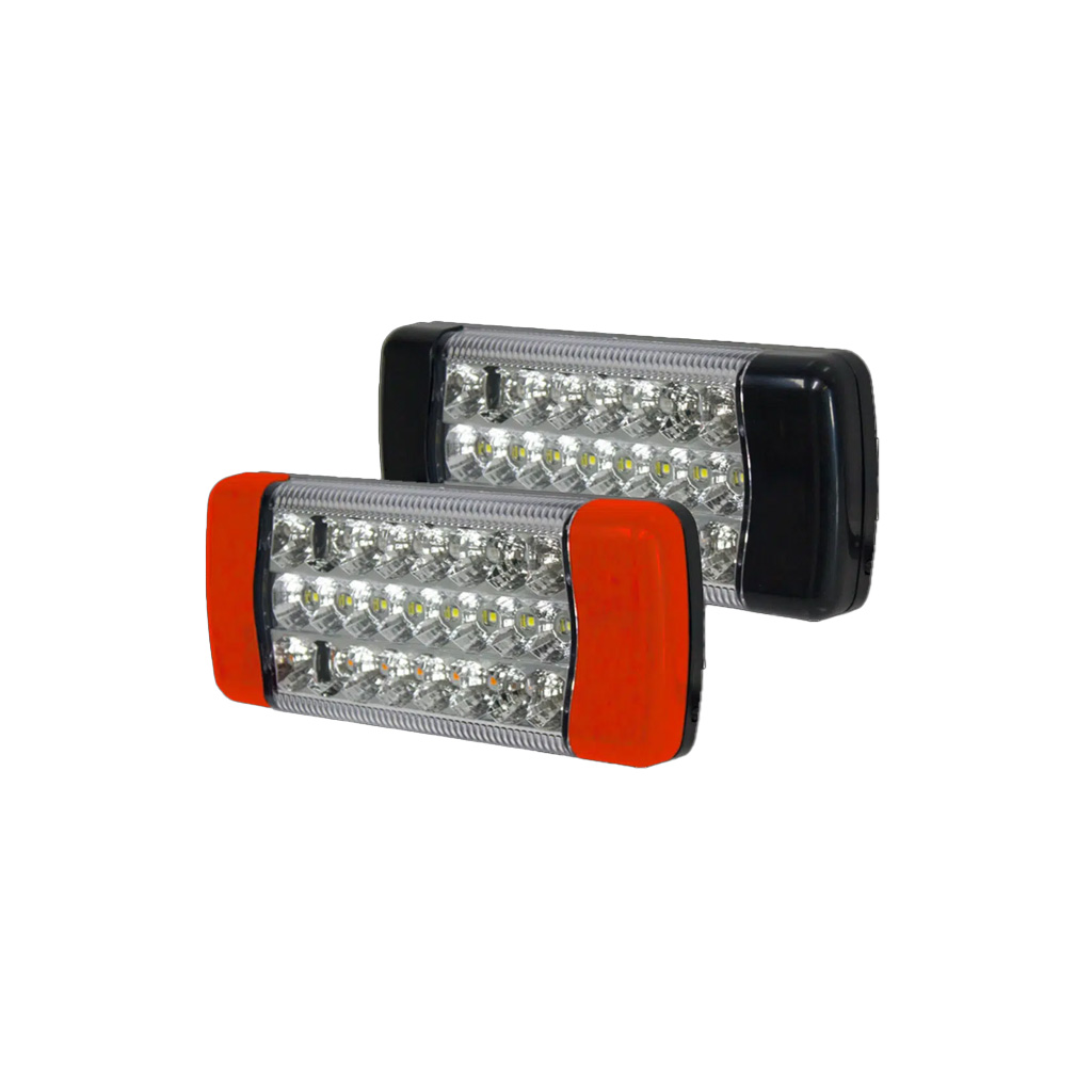 Whitevision CRL220LED 220 Series Combination LED 9-33V Stop/Tail/Indicator 0.5M Box, LED Combination Tail Lamp