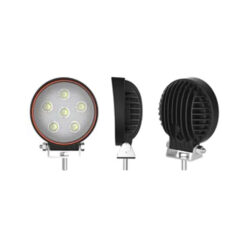 Whitevision LWL300-18 18W Round LED Work Lamp Flood Beam 60deg 9-33V 1260lm