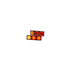 Whitevision CRL455LEDB 455 Series Stop/Diffused Tail/DI/Reflector Black Base, Rear Combo Lamps