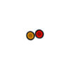 Whitevision RL455 Halotrack Series 4" Round Rear Signal LED Lamp, Round Rear Signal Lamp