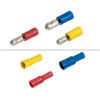 Blue Bar Red Blue Yellow Insulated--Insulated Male/Female Bullet Terminal-Wire-0.5-1.5mm-10pk - Insulated Bullet Terminal