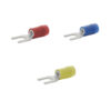 Blue Bar Fork Terminal w/ Wire Red-Blue-Yellow-Terminal