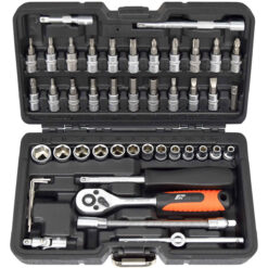 PK-Tools-A03A00-1_4in-dr-Socket-Ratchet-and-Bits-46pc-Set Socket, Ratchet and Bits Set