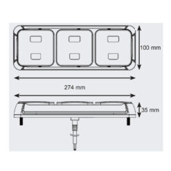 WhiteVision-CRL274LED-Series-LED-Combination-Tail-Iight-Dimenions