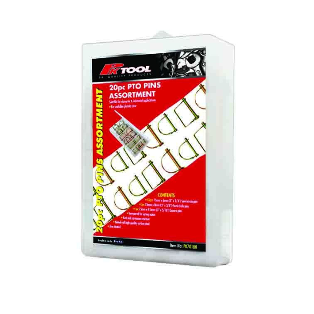 PK Tool PTO Pins 20pc 75mm (3") - Image 2