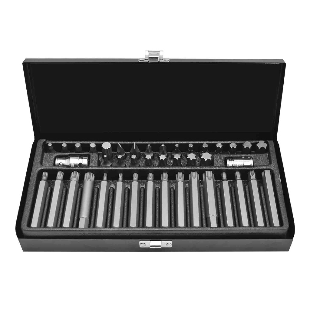 PK Tool Hetok Combination Bits S2 Steel 42pc Set - Image 2
